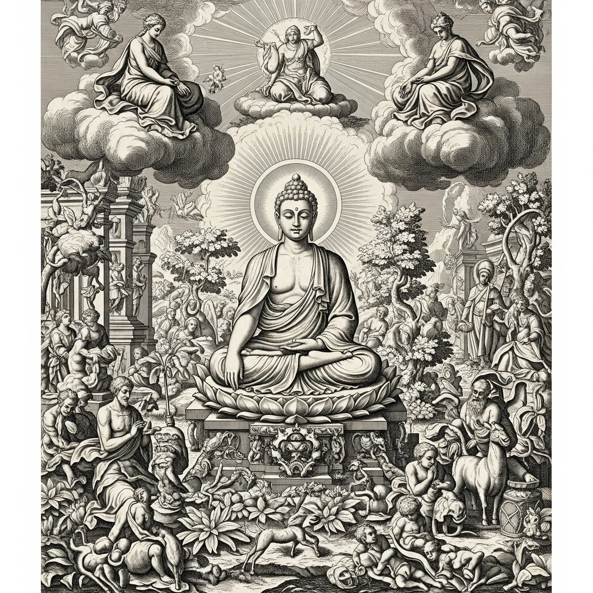 buddha meditating