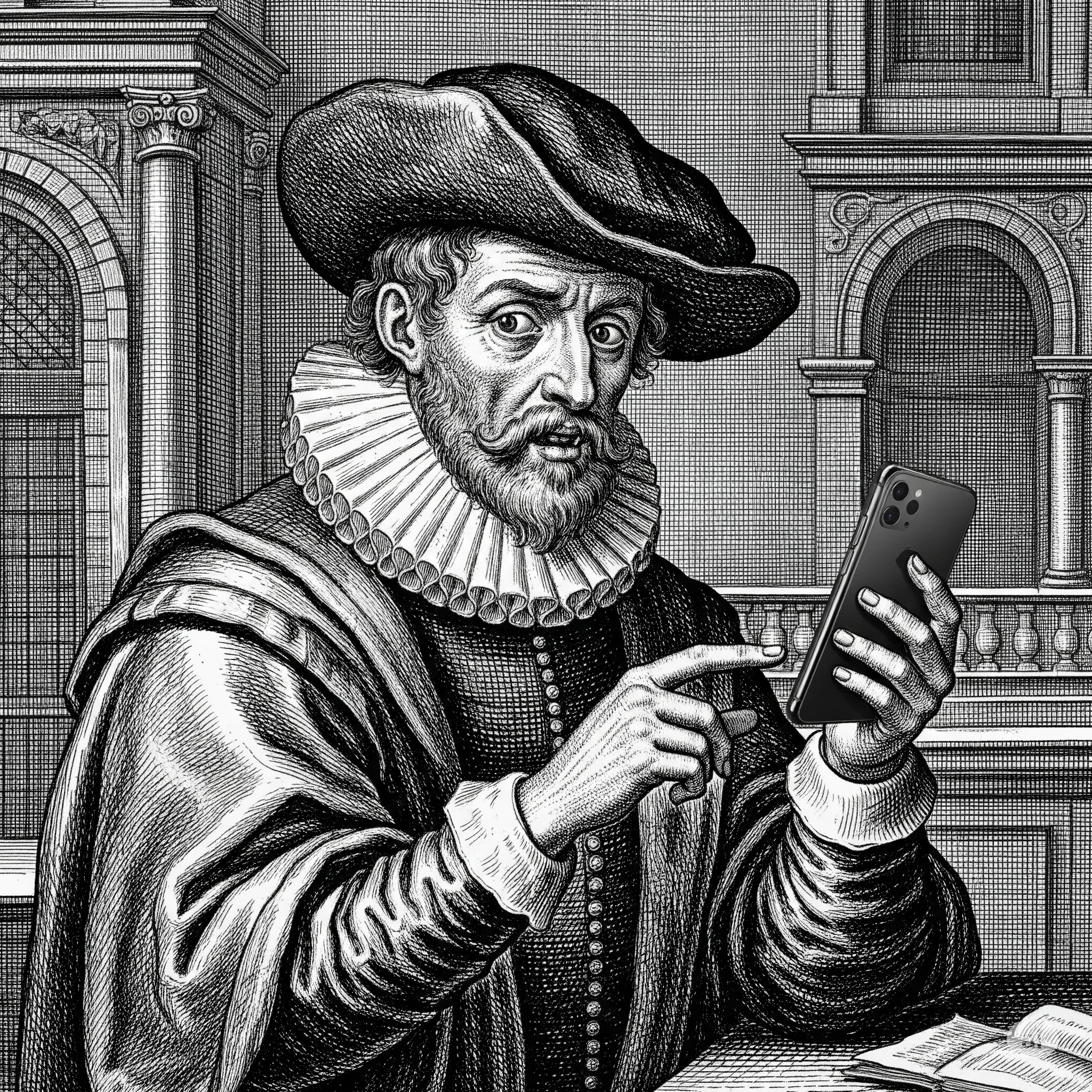 man scrolling your phone screen