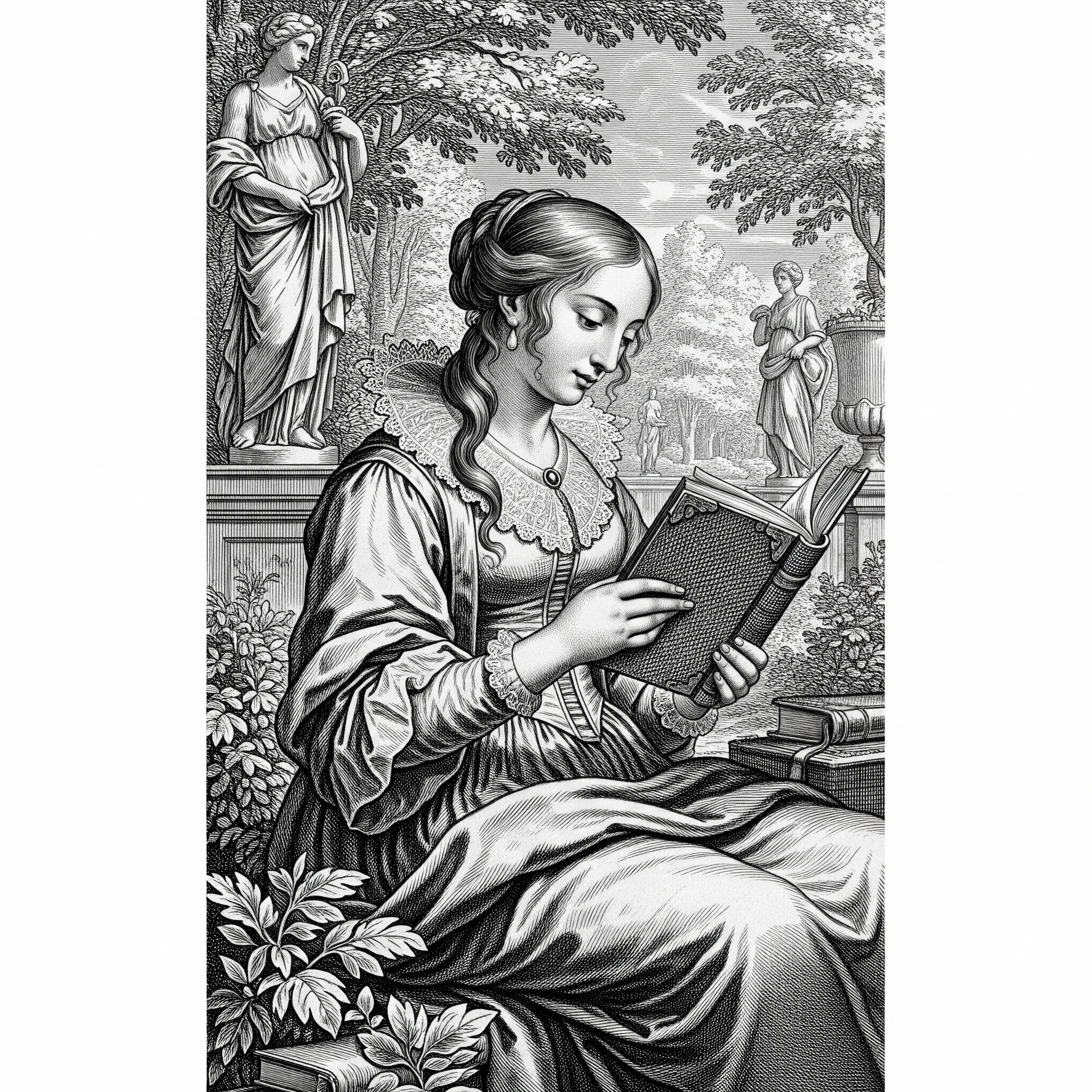 woman reading
