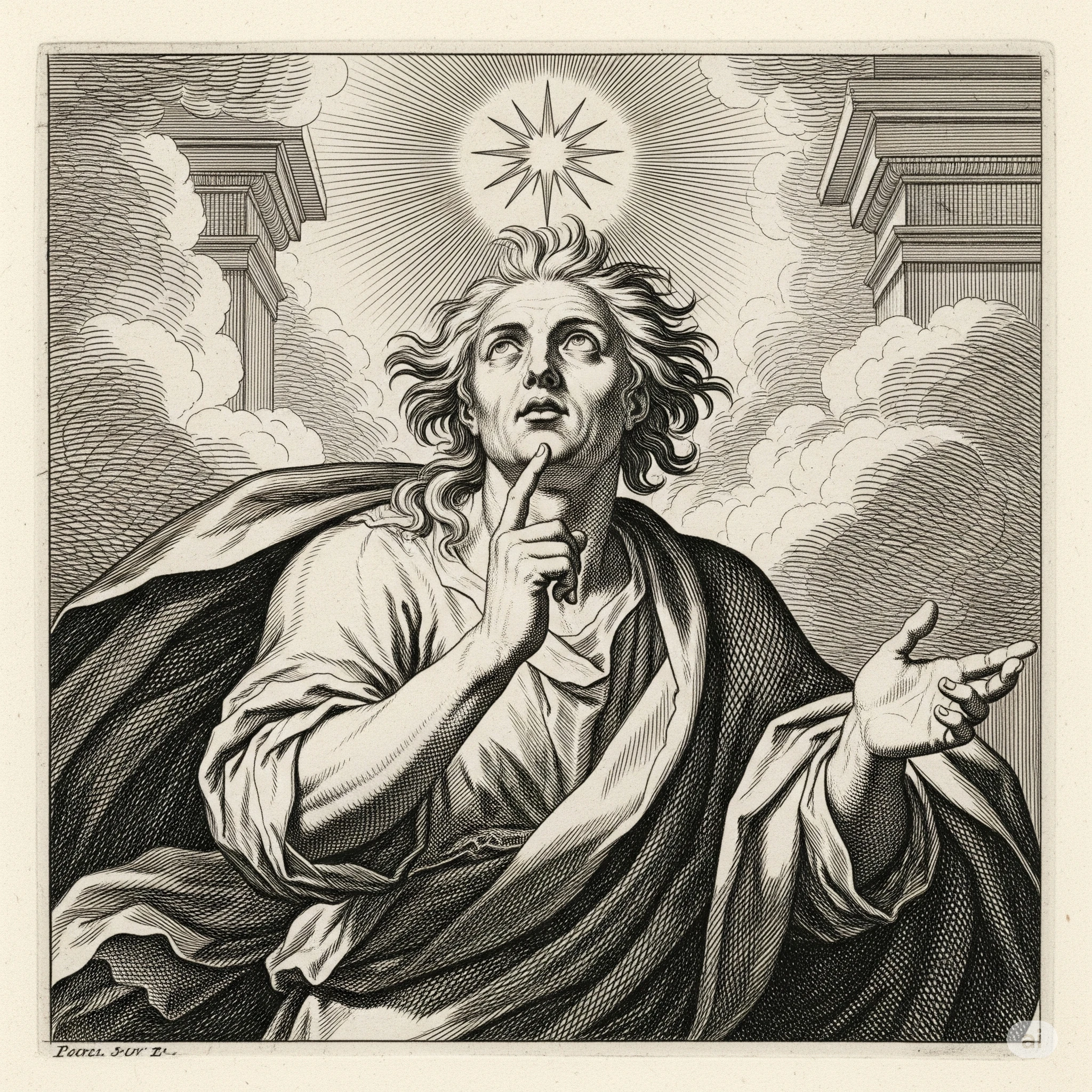man having an idea