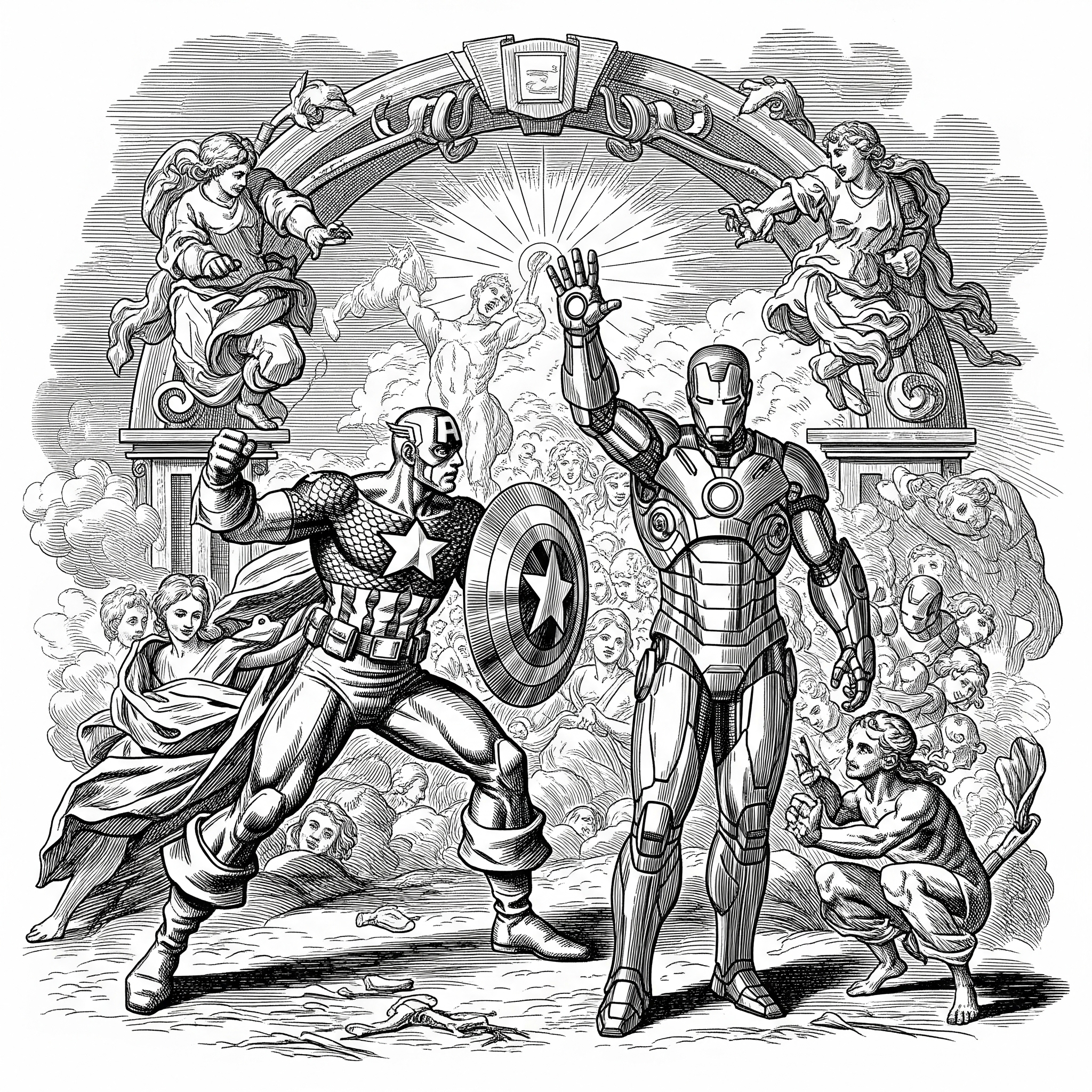 captain america vs iron man